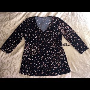 Motherhood Maternity XL Flowered Shirt